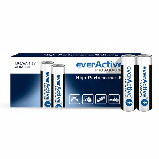 10er Pack everActive Pro AA LR6 Alkaline Batterien 1,5V