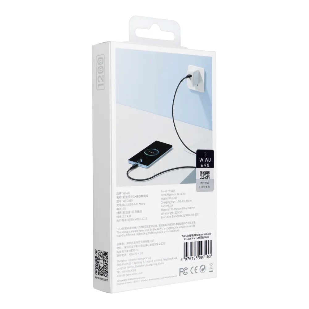 Platinum Series 4-in-1 Charging Cable – 3,1 A Fast Charge, 1,2 m - MIZO.at