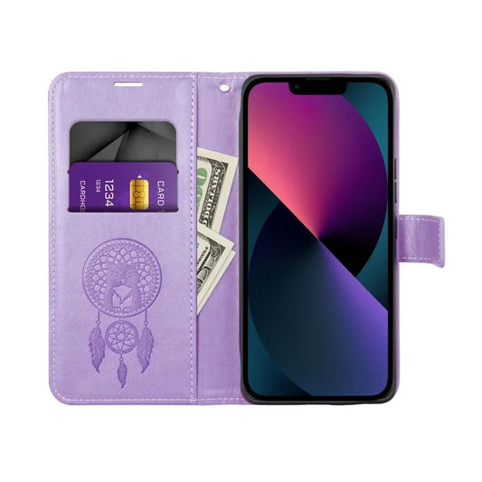 Mezzo Book Case iPhone 14 Dreamcatcher Lila - MIZO.at