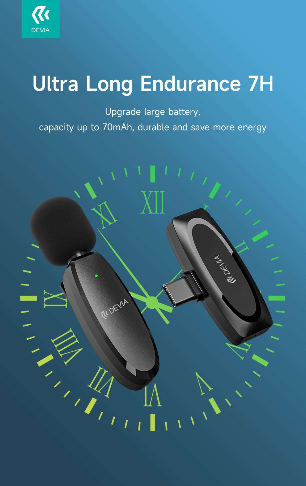 Devia Kintone Mic Lightning | Wireless Mic for iPhone - MIZO.at