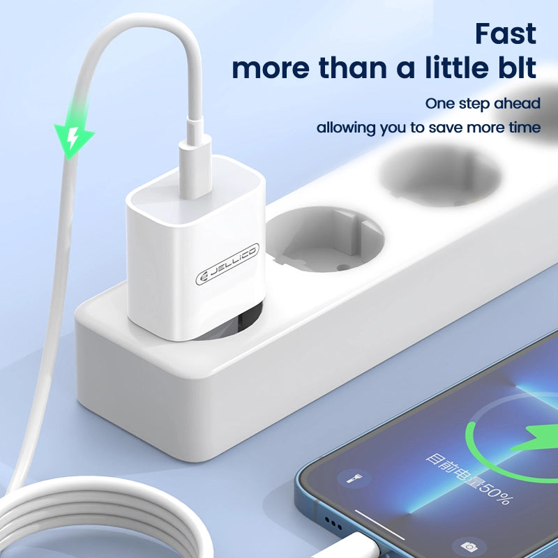 Jellico AK180 Charger | 20W PD Fast USB-C Wall Adapter White - MIZO.at