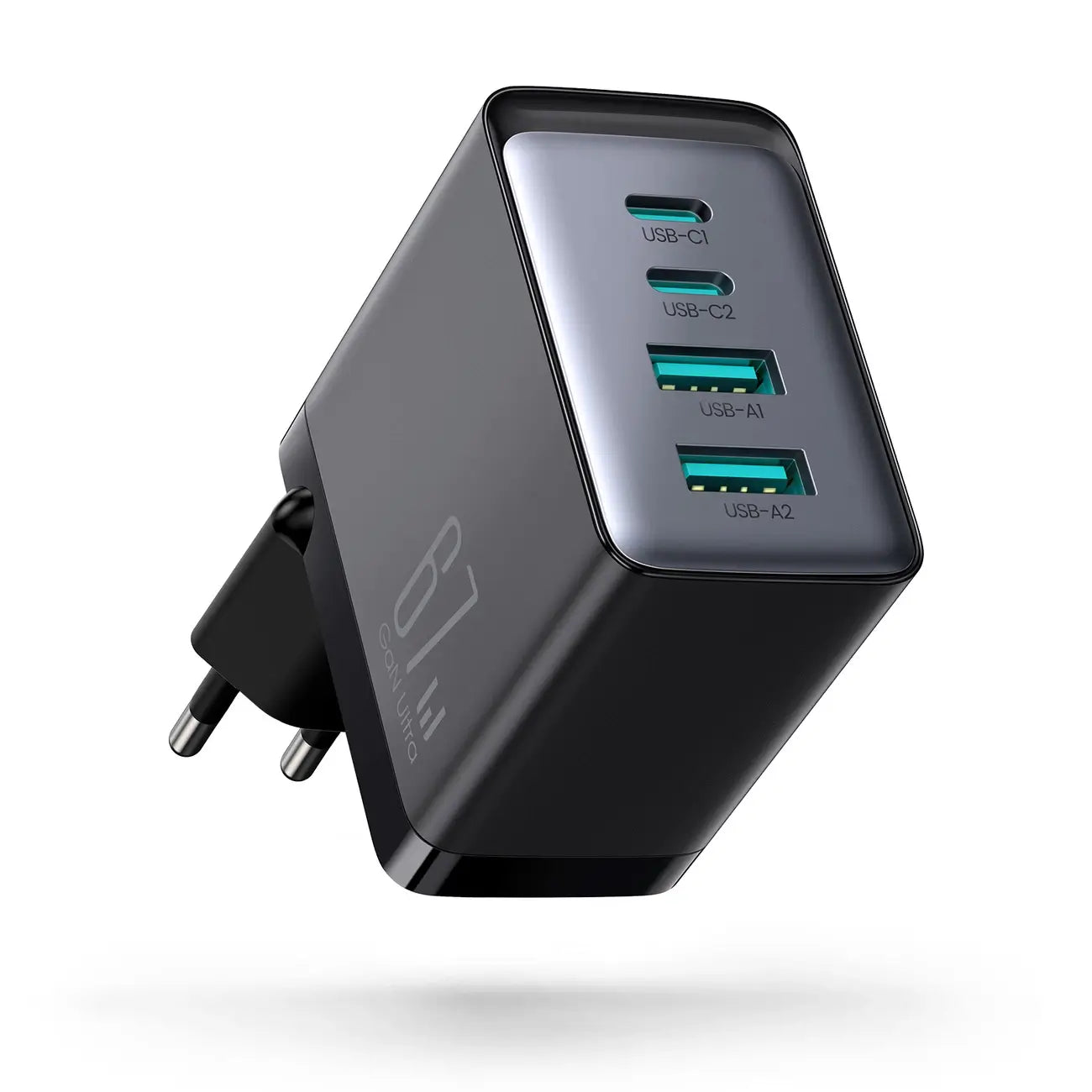 Joyroom GaN 67W 4-Port Charger + USB-C Cable | Black TCG02 - MIZO.at