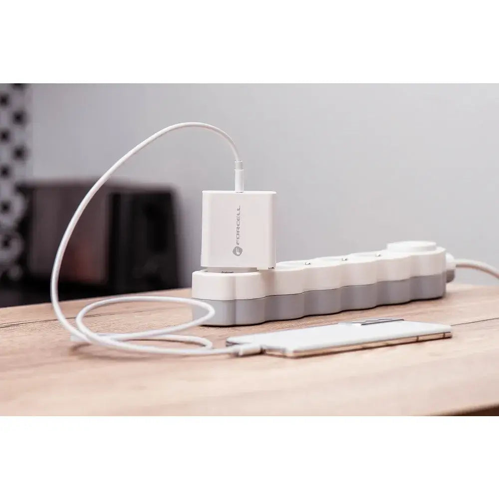 FORCELL F‑ENERGY TFK‑TC‑45WPD 45 W Travel Charger – White - MIZO.at