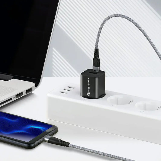 everActive USB-C PD 200cm Kabel 60W Schnellladen - MIZO.at