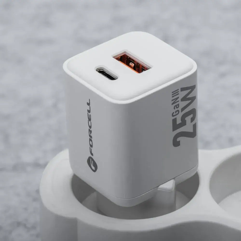 FORCELL Mini GaN III VT-25B 25W Travel Charger – White - MIZO.at