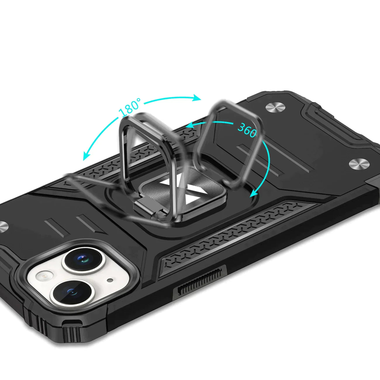 iPhone 15 Pro Max Wozinsky Ring Armor Case | Silver Ultimate Protection - MIZO.at