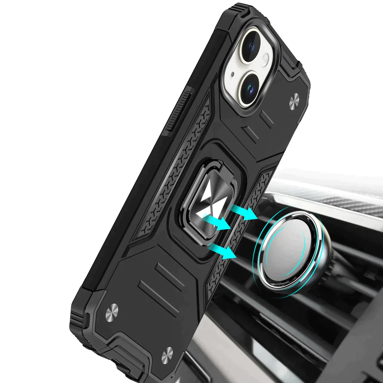 iPhone 15 Pro Max Wozinsky Ring Armor Case | Silver Ultimate Protection - MIZO.at