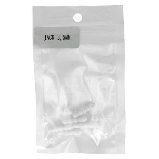 3.5mm Jack Silicone Dust Cap (White) | 5 Pieces - MIZO.at