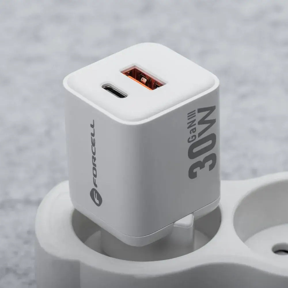 FORCELL Mini GaN III VT-35 30W Travel Charger – White - MIZO.at