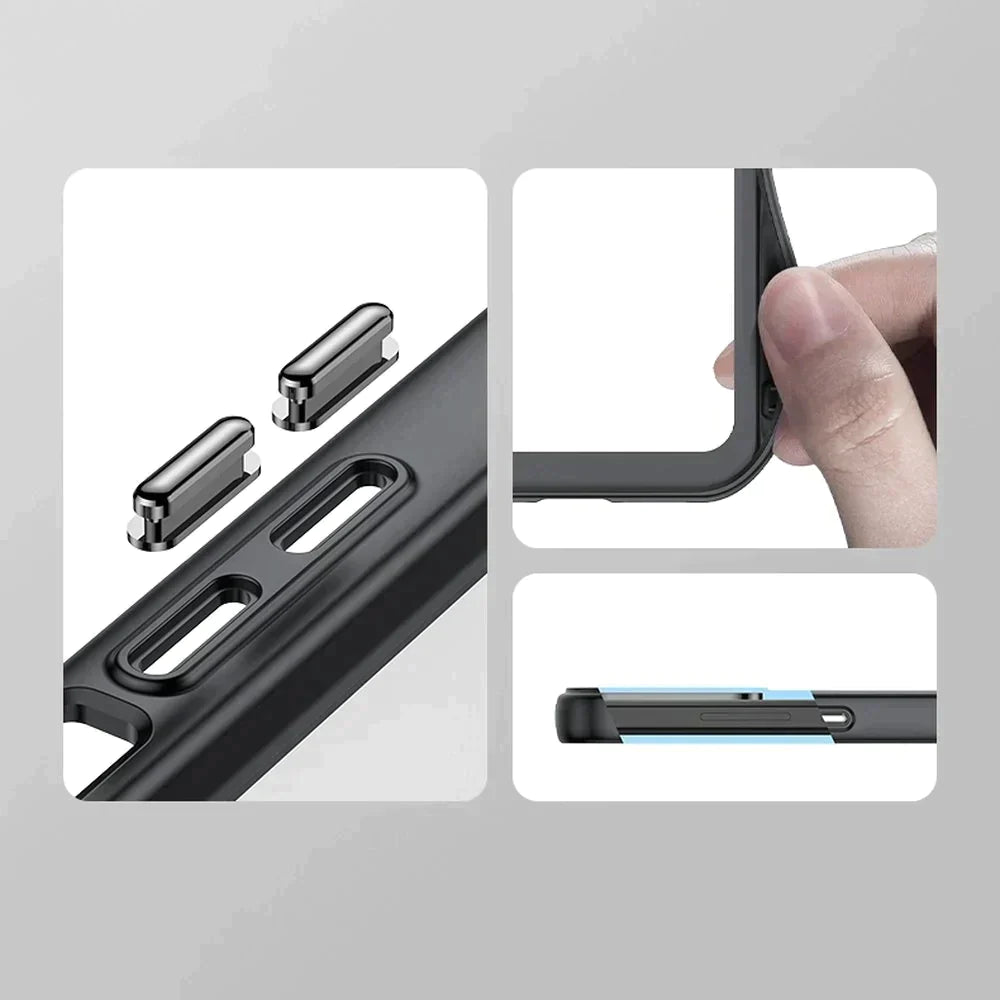 iPhone 15 Pro Reinforced Case Outer Space Blau - MIZO.at
