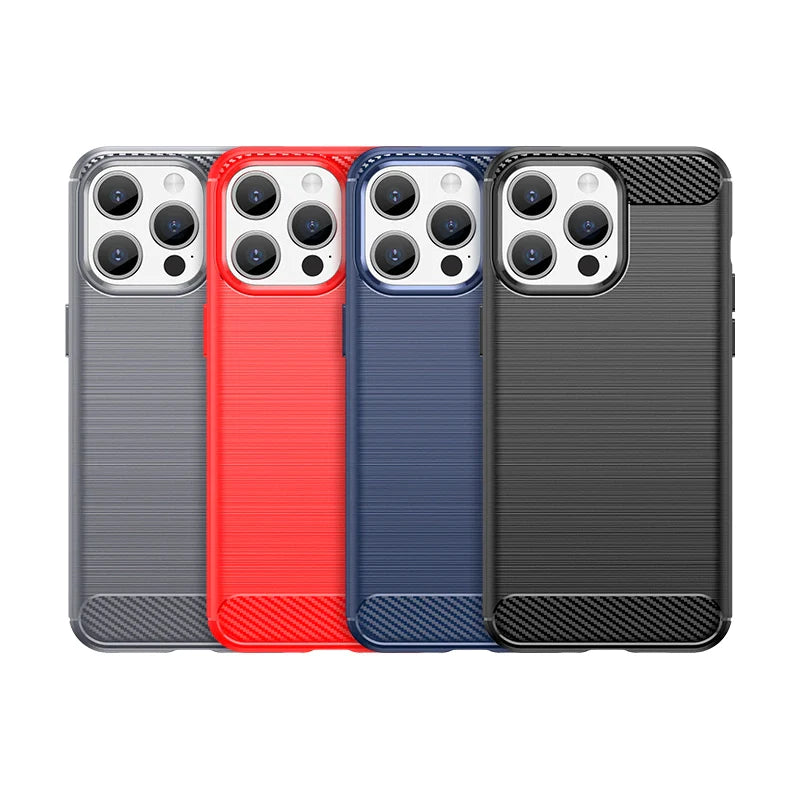 iPhone 15 Pro Max Carbon Case Schwarz – Slim - MIZO.at
