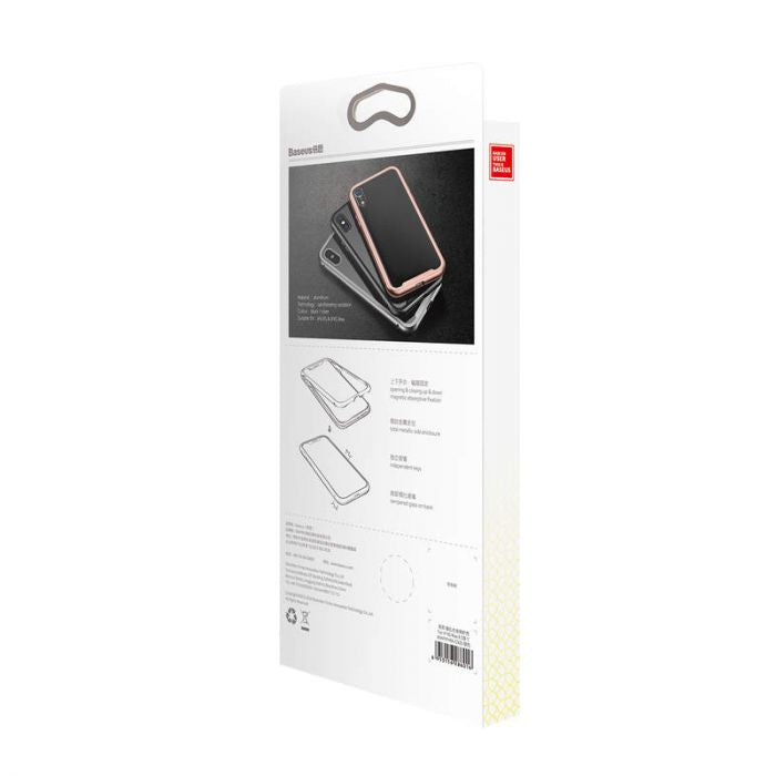 Baseus iPhone XS Max Case Magnetite Hardware – Schwarz Premium Schutz - MIZO.at