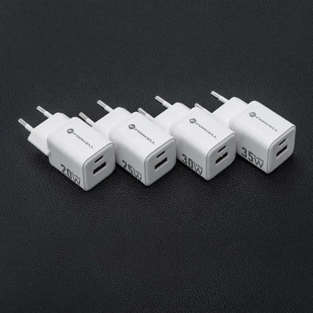 FORCELL Mini GaN III VT-35C 35W Travel Charger – White
