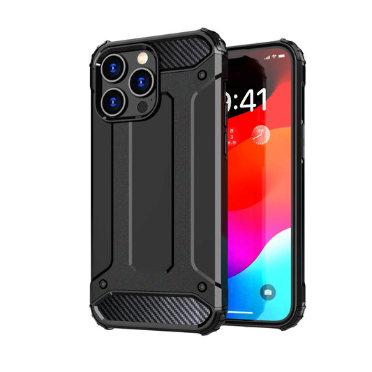 iPhone 15 Pro Max Hybrid Armor Series | Blue, Shockproof Protection - MIZO.at