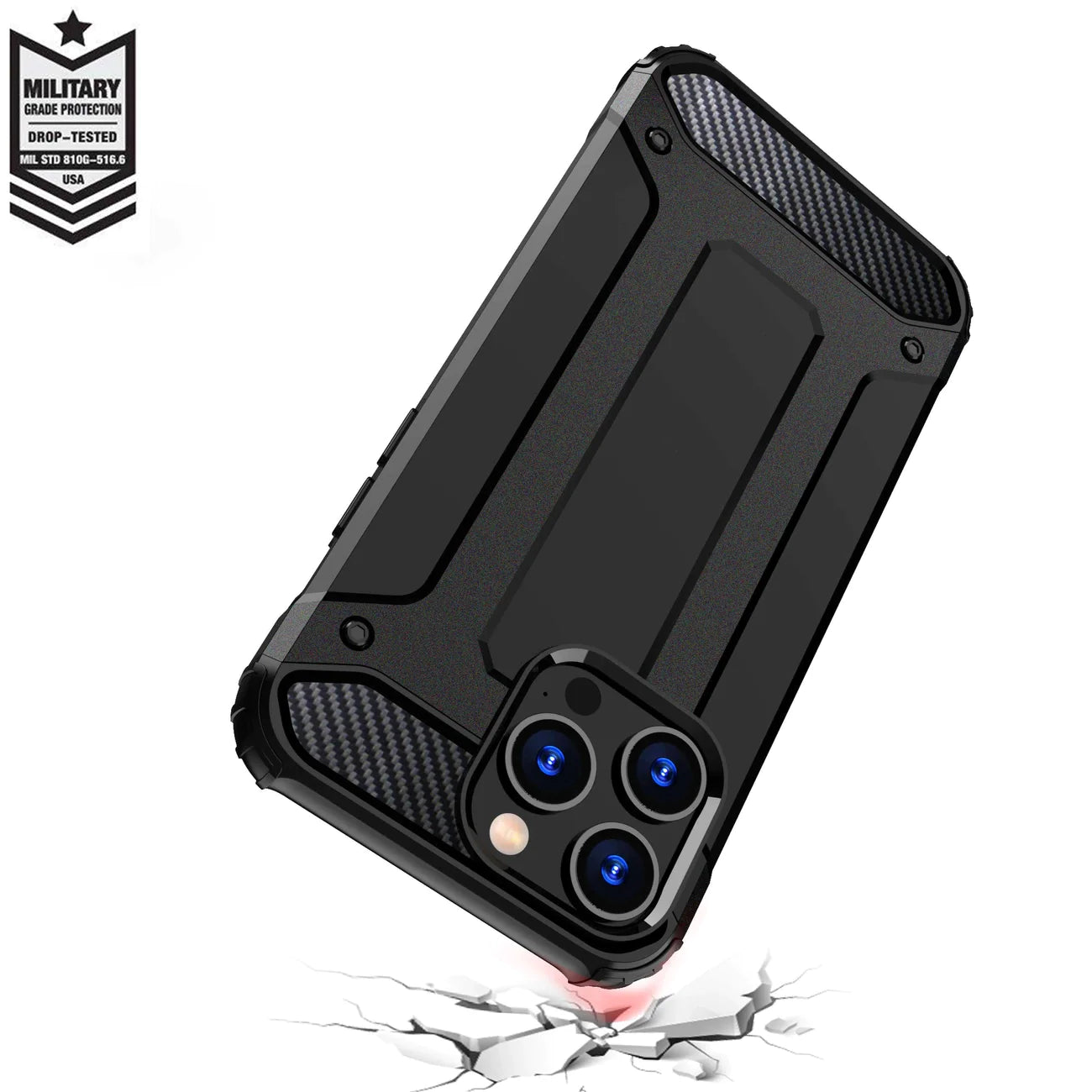 iPhone 15 Pro Hybrid Armor Series | Blue, Shockproof Protection - MIZO.at