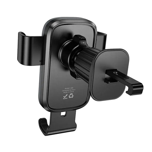 HOCO H80 Gravity Car Holder for Air Vent – Black/Gray - MIZO.at
