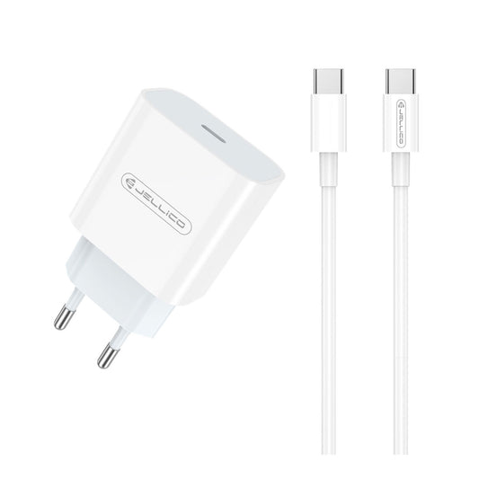 Jellico Wall Charger AK180 PD 20W USB-C + Cable USB-C to USB-C - MIZO.at
