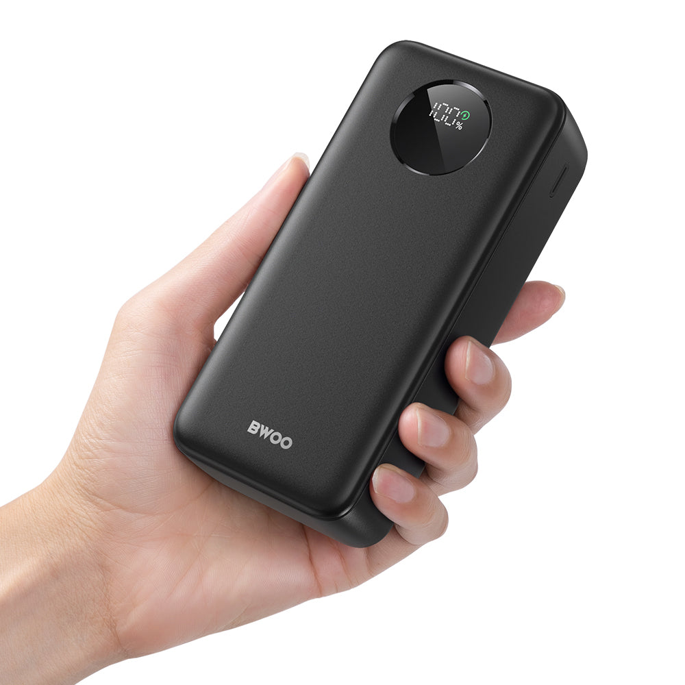 BWOO Power Bank 30,000mAh | 22.5W LCD Black - MIZO.at