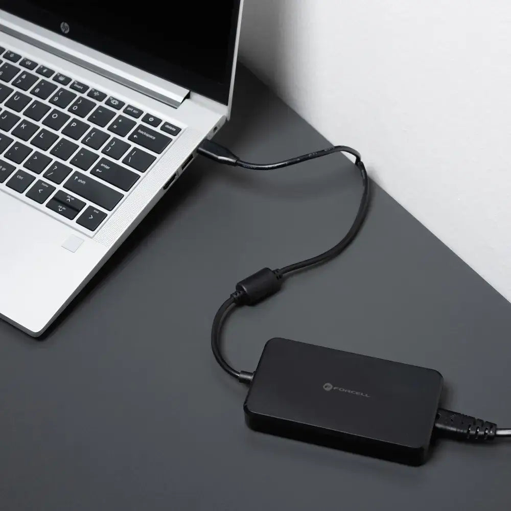 FORCELL E856 Universal Laptop Charger 65W – Black - MIZO.at