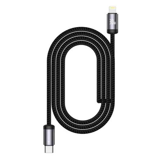 30W USB-C to Lightning PD Charging Cable - Jellico B27, Black - MIZO.at