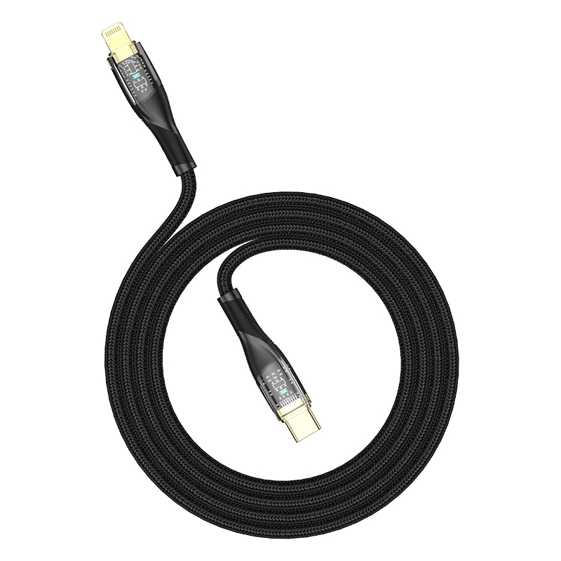 Jellico B20 USB-C zu Lightning PD Ladekabel 30W 1m Schwarz - MIZO.at