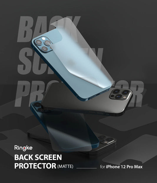 iPhone 12 Pro Max Back Protector | Invisible Defender, Matte Clean - MIZO.at