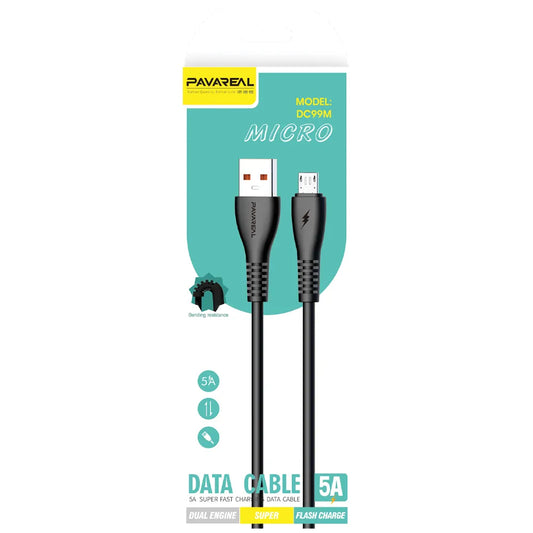 Pavareal USB to Micro USB Cable | Black - MIZO.at