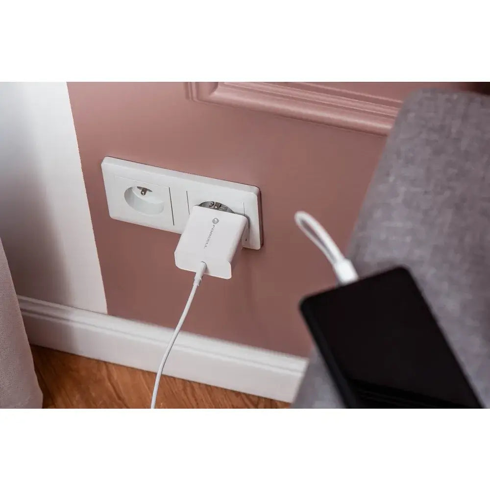 FORCELL F‑ENERGY TFK‑TC‑45WPD 45 W Travel Charger – White - MIZO.at