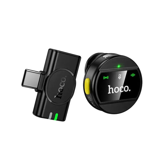 Hoco L21 Wireless Mikrofon USB-C Schwarz Funk - MIZO.at