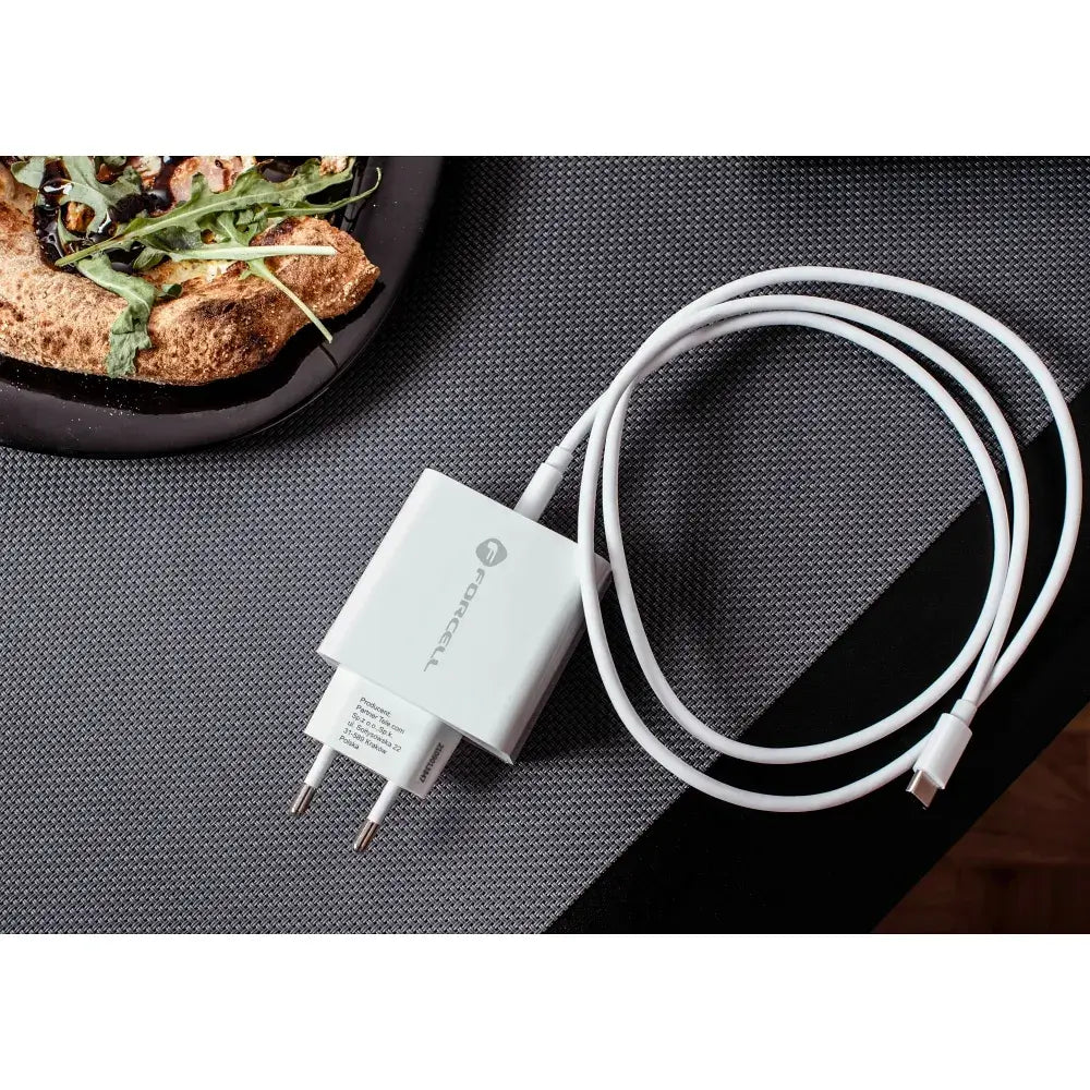 FORCELL F‑ENERGY TFK‑TC‑45WPD 45 W Travel Charger – White - MIZO.at