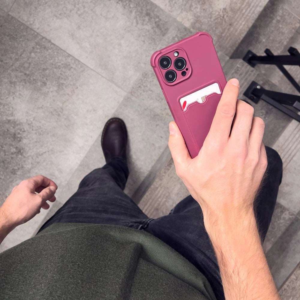 iPhone 12 Pro Card Wallet | Red Airbag Armor Case - MIZO.at