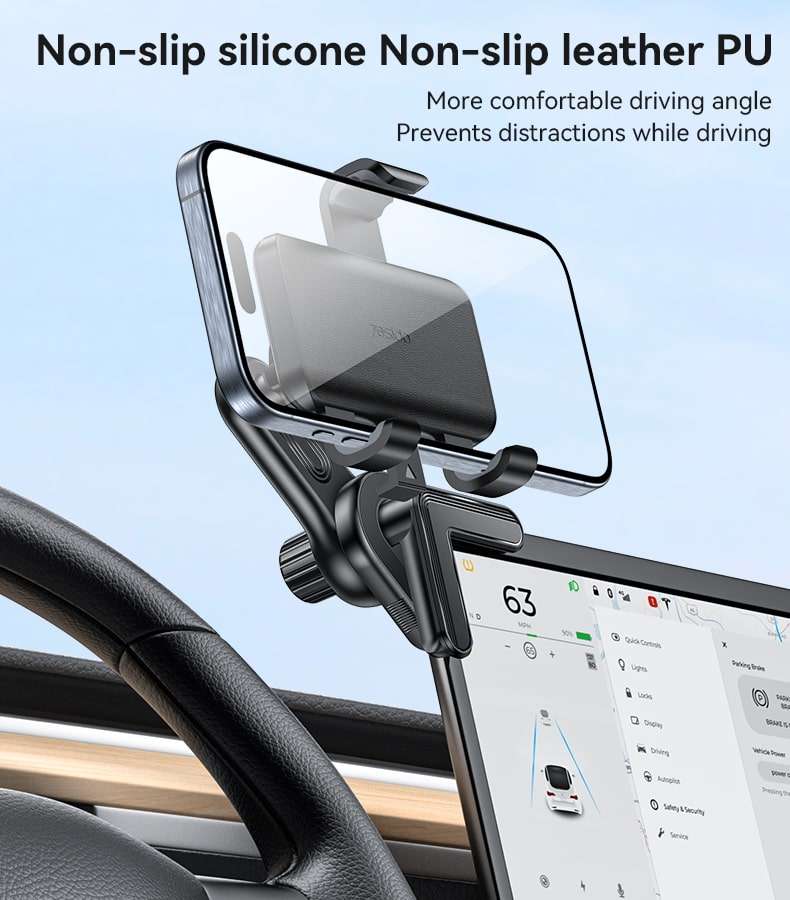 YESIDO Car Holder C250 | Screen Corner Mount – Black