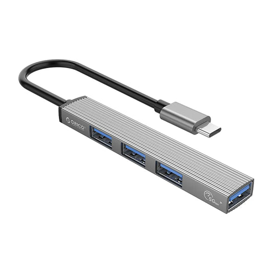 Orico AH-13 USB-C Hub | 1x USB 3.0 + 3x USB 2.0 - Gray - MIZO.at