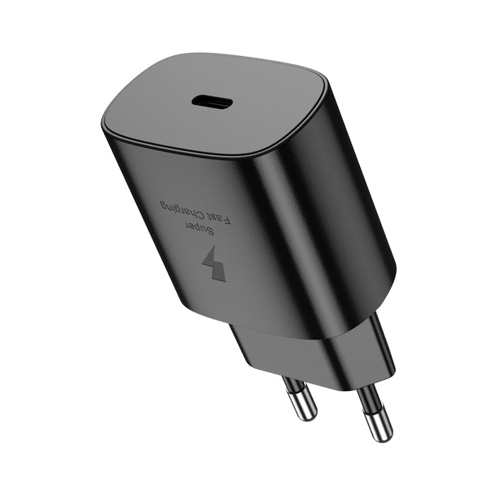 JELLICO EU25 25W PD Ladegerät Schwarz inkl. USB-C auf USB-C Kabel - MIZO.at