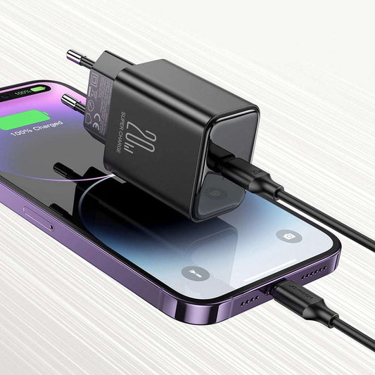 Travel Charger PD 20W with Type-C to Lightning Cable | Fast Charging - MIZO.at