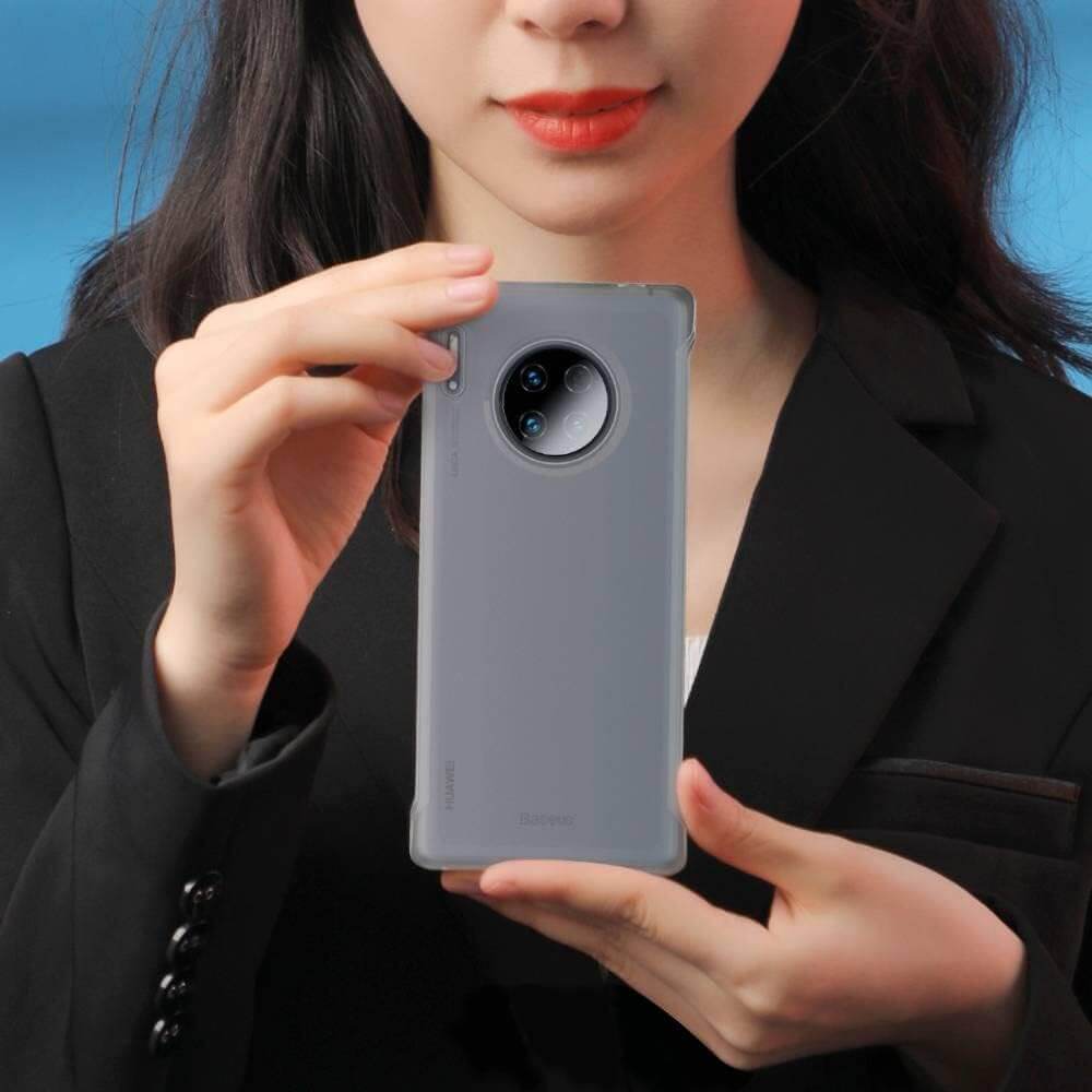 Huawei Mate 30 Pro Case | Jelly Liquid Silica Gel Transparent - MIZO.at