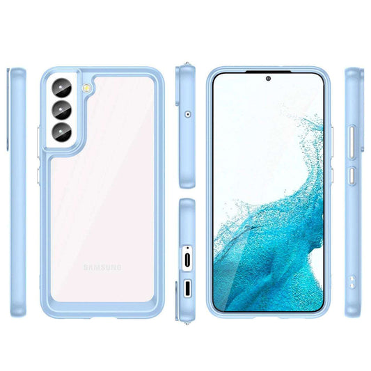 Samsung Galaxy S23 Outer Space Case | Blue Hybrid Protection - MIZO.at