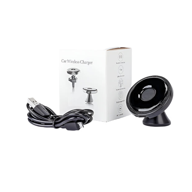 WI-KRA Magnetic Car Holder 4A | Dashboard Mount – Black - MIZO.at