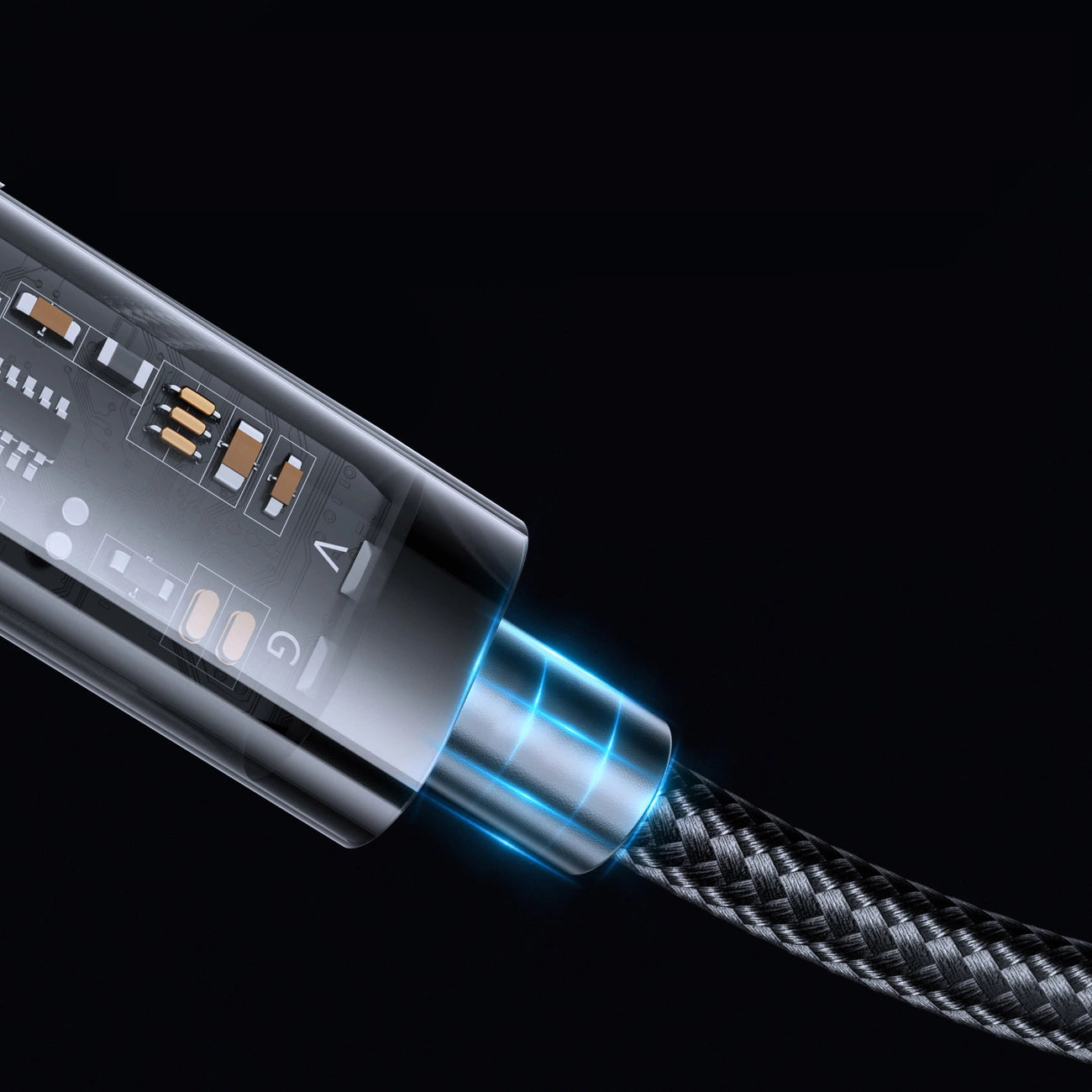 USB-Type-C Kabel, 1,2 m Blau – 3A Schnellladen & Datenübertragung - MIZO.at