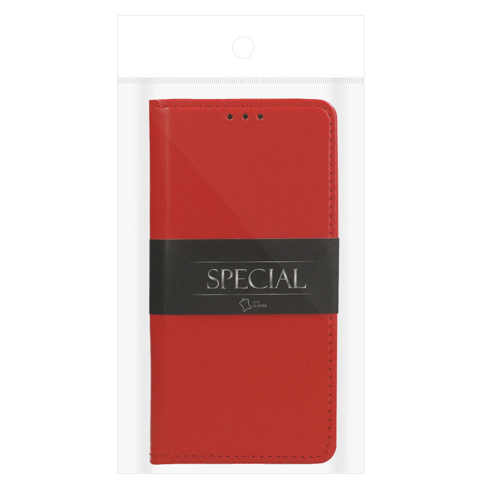 Samsung Galaxy A35 Holster-Case Rot | Querformat & Leder - MIZO.at