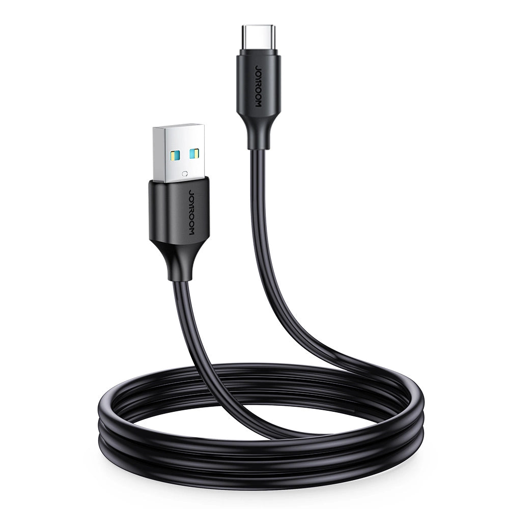 USB-Type-C Kabel, 1 m Schwarz – 3A Schnellladen & 480 Mbps Datenübertragung - MIZO.at