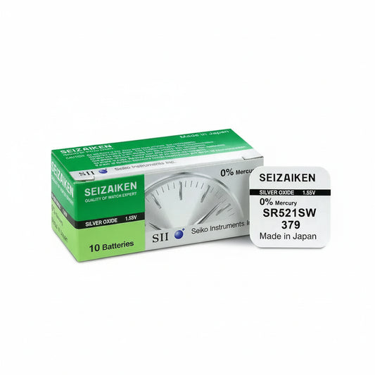 Seizaiken SEIKO 379 SR521SW Silberoxid Uhrbatterie - MIZO.at