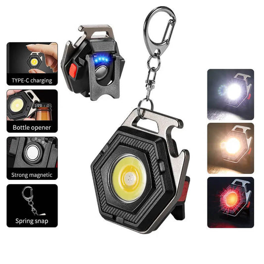 Mini LED Flashlight Keychain W5131 | Type-C, Compact & Versatile - MIZO.at