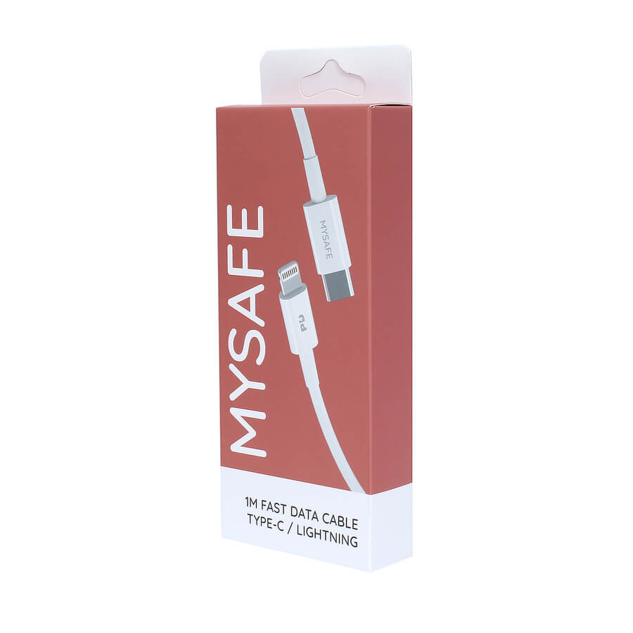 Mysafe CL18W USB-C to Lightning Cable | 18W PD Fast Charging - MIZO.at