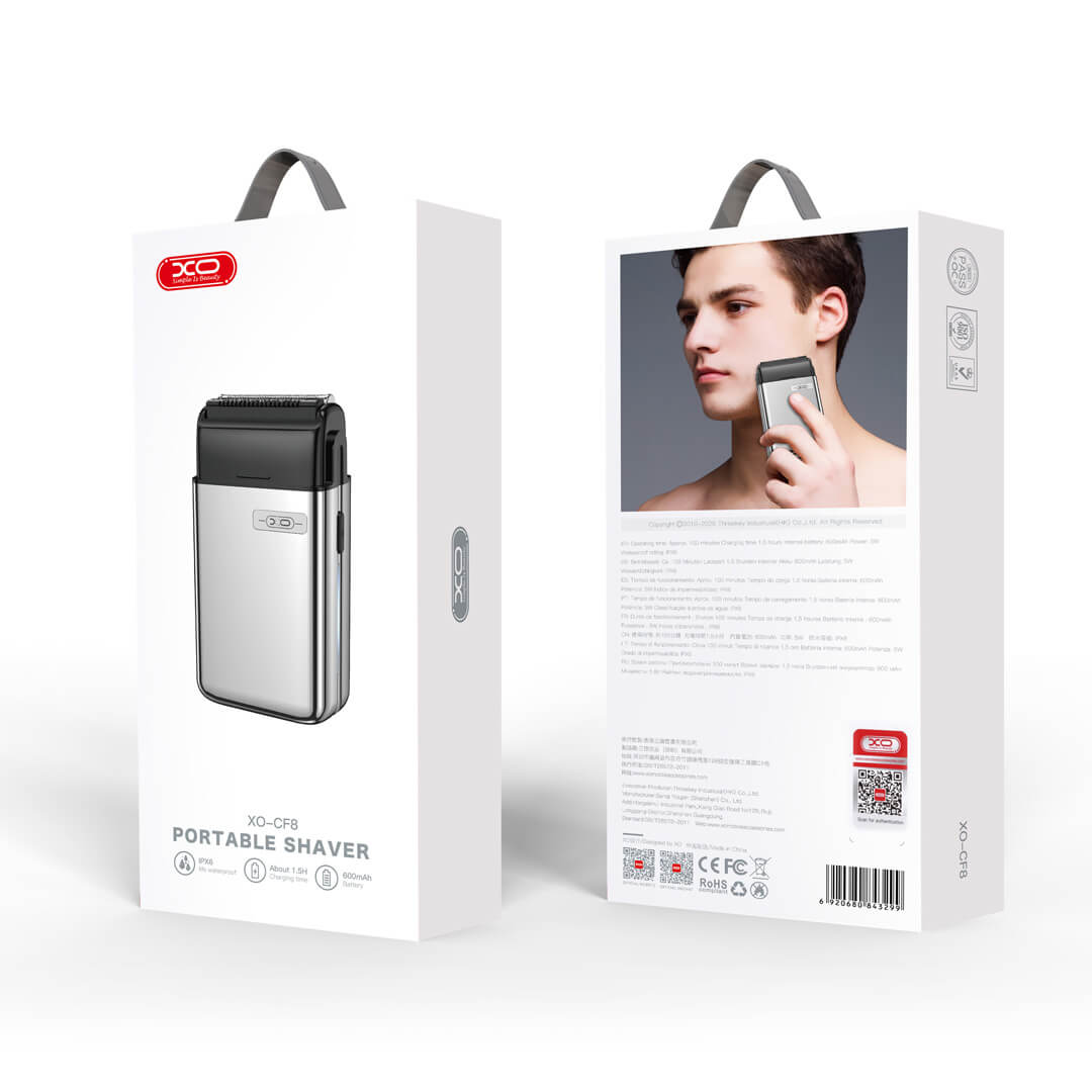 XO CF8 Cordless Shaver – Gray - MIZO.at