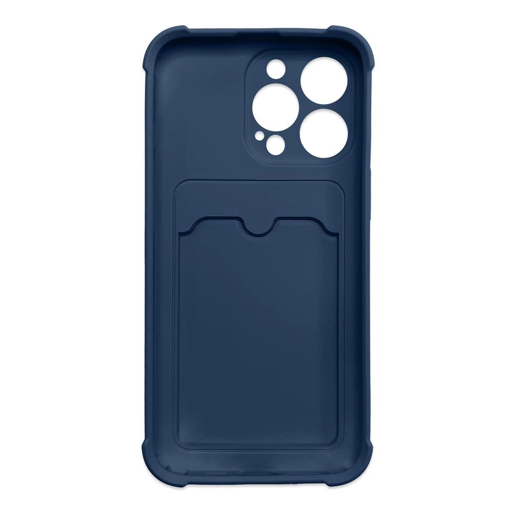 iPhone 13 Pro Max Card Wallet | Navy Blue Airbag Armor Case - MIZO.at