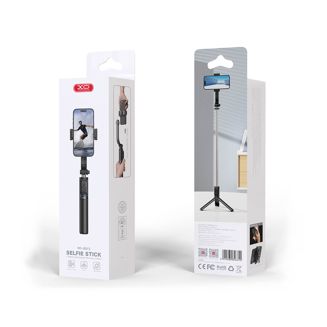 XO SS13 Selfie Stick & Tripod | Bluetooth 106 cm Black - MIZO.at