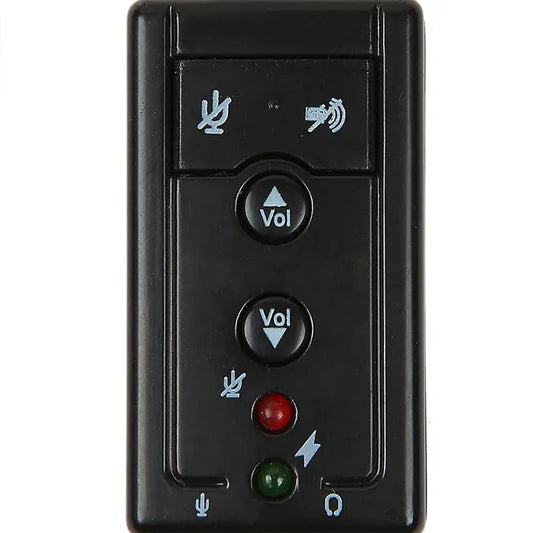 Externe USB-Soundkarte 7.1 mit Kopfhörer- & Mikrofonanschluss – Schwarz - MIZO.at