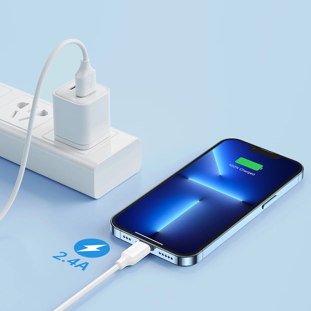 Joyroom USB-C Cable 3A | 2M White Fast Charging Cable - MIZO.at