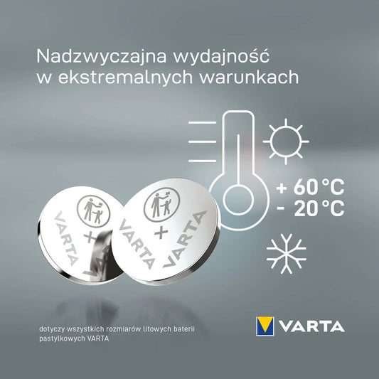 Varta CR1616 Lithium Batterie – 3,0V Knopfzelle